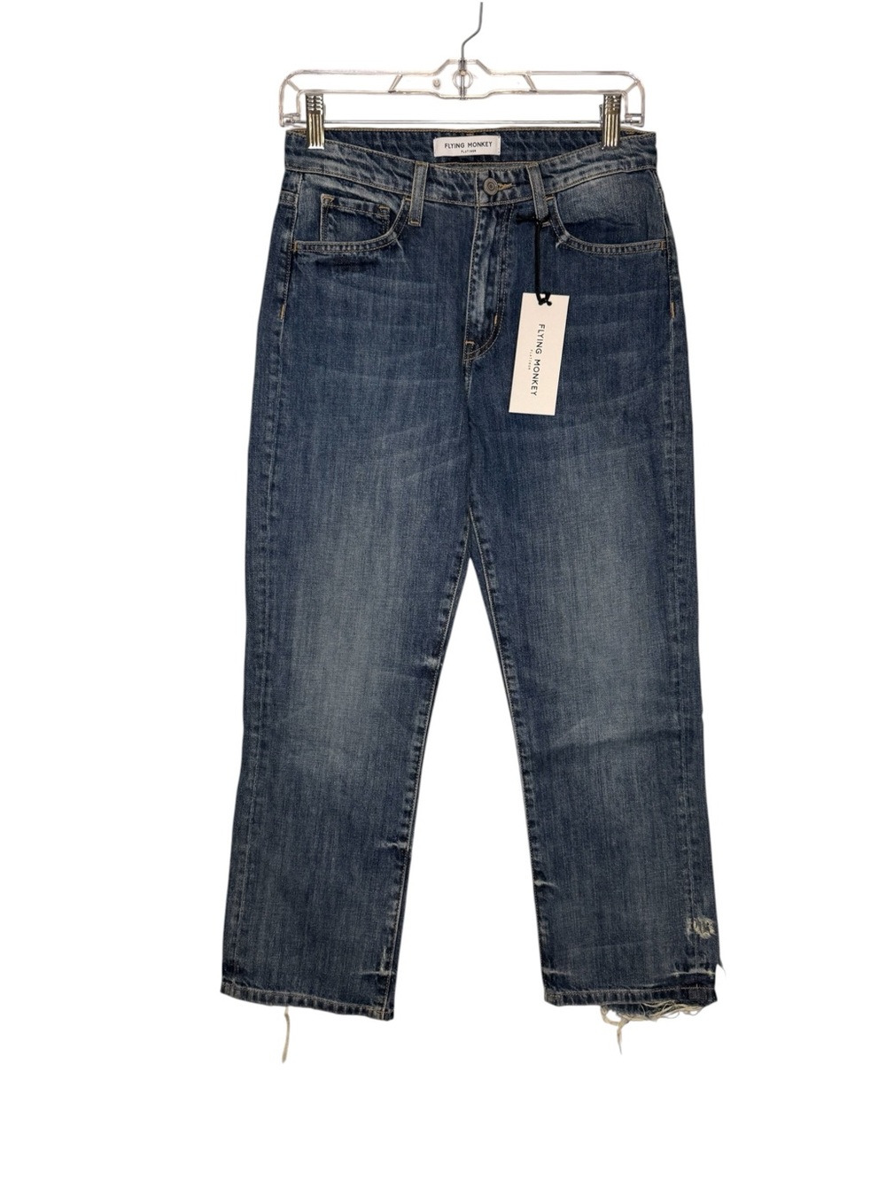 Flying Monkey Ultra High Rise Slim Straight Jeans Size 25 NWT